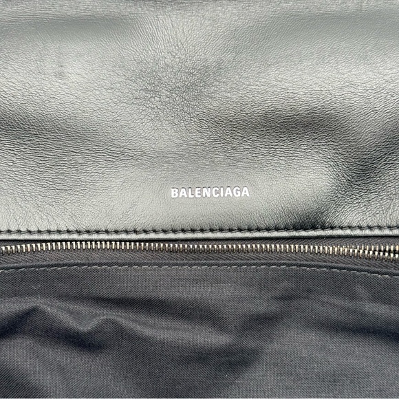 (SOLD) Balenciaga Nappa Calfskin Quilted Touch Black B Clutch Bag - Picture 11 of 15